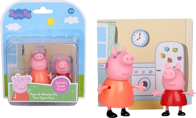 Figurki Peppa Pig – Peppa i Mama Peppy (2 szt.)