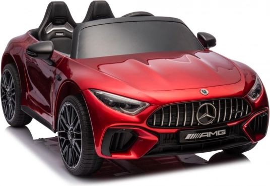 Mercedes AMG SL63 czerwony lakierowany samochód na baterie