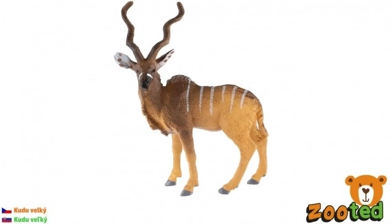 Figurka kudu wielkiego 14 cm – realistyczna plastikowa antylopa