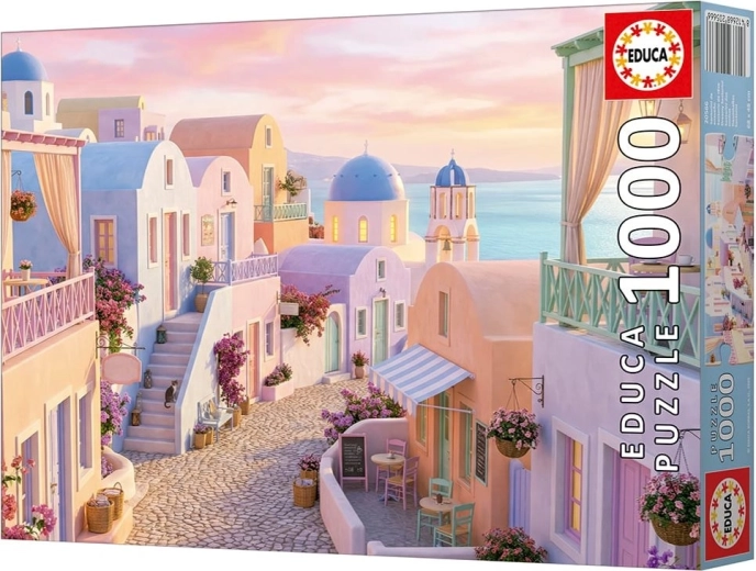 Puzzle EDUCA Santorini 1000 elementów z klejem