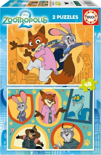 Educa puzzle Zootropolis, 2×48 elementów