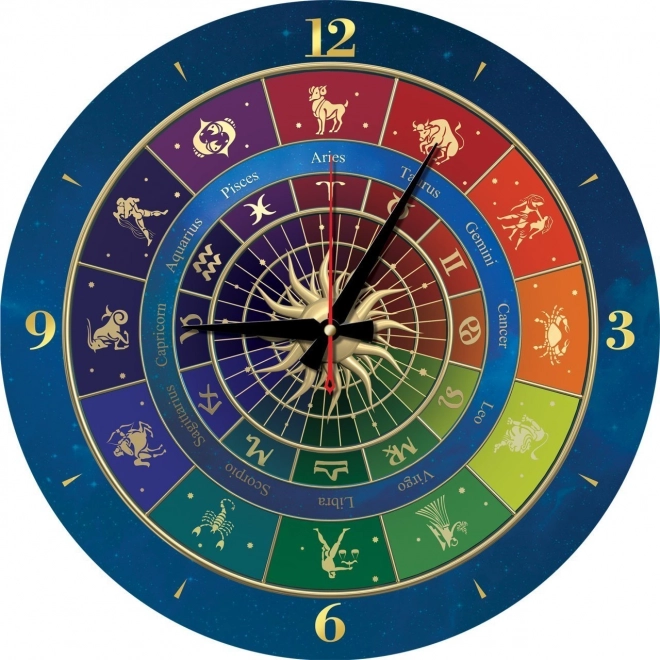 Puzzle zegar Zodiak 570 elementów