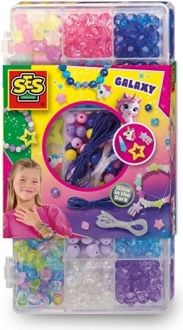 SES zestaw koralików do tworzenia biżuterii Galaxy