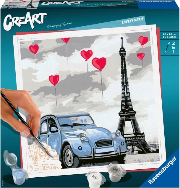 CreArt Lovely Paris – zestaw malarski dla dzieci od 12 lat