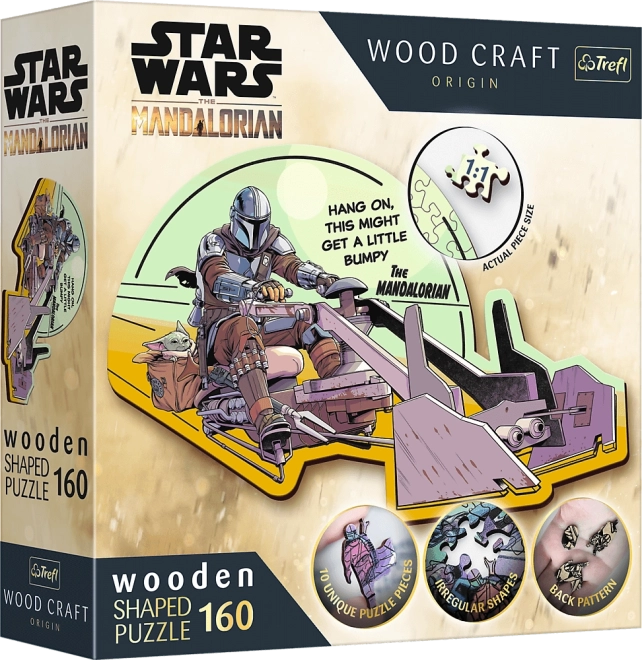 Drewniane puzzle Star Wars: The Mandalorian – 160 elementów
