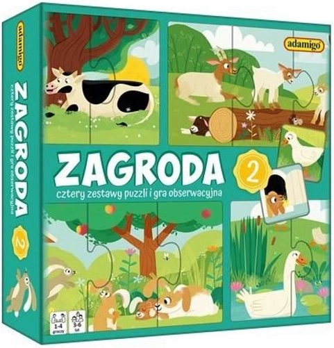 Puzzle obserwacyjne Farma 2 – edukacyjna gra dla najmłodszych