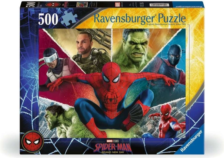 Puzzle Ravensburger Spider-Man: Zupełnie nowy dzień 500 elementów