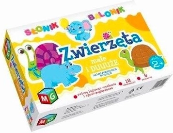 Edukacyjne puzzle Zwierzęta małe i duże