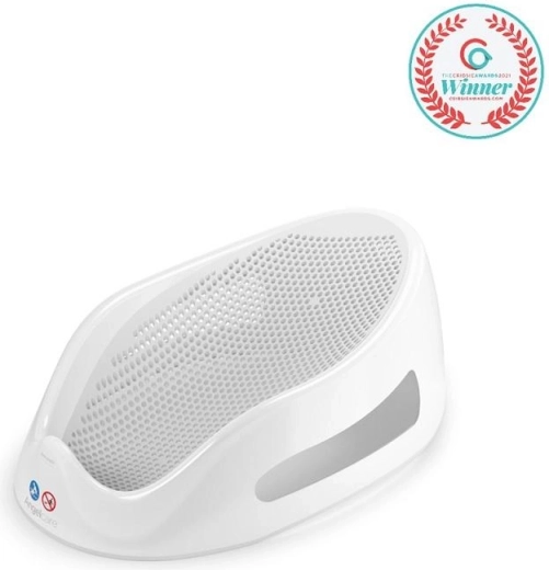 Angelcare leżaczek do wanienki dla niemowląt light grey
