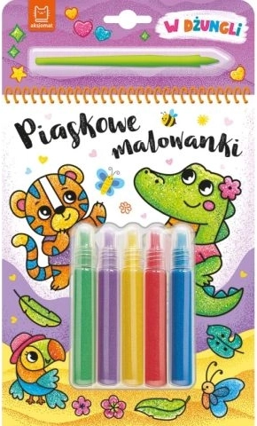 Piaskowe kolorowanki W dżungli