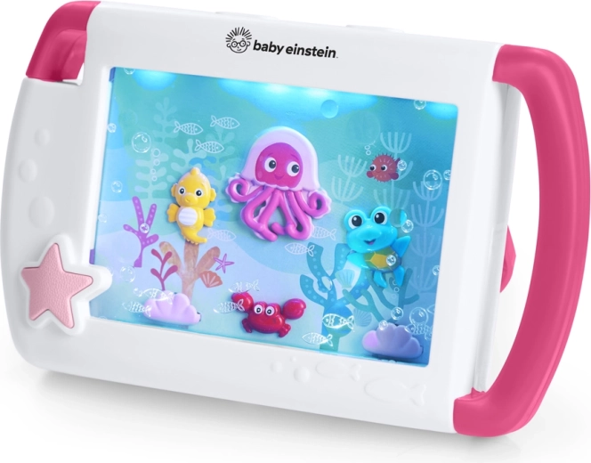Baby Einstein przenośny odtwarzacz z dźwiękami, muzyką i światłami Sea Dreams różowy