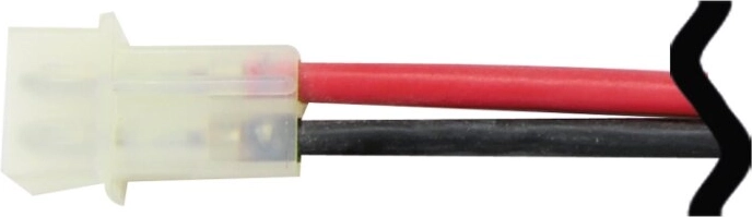 Silikonowy kabel połączeniowy ze złączem AMP 1,5 mm², 18 cm
