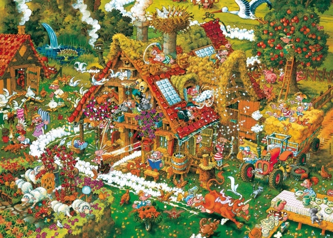 Heye Puzzle Cartoon Classics: Wesoła Farma 1000 elementów