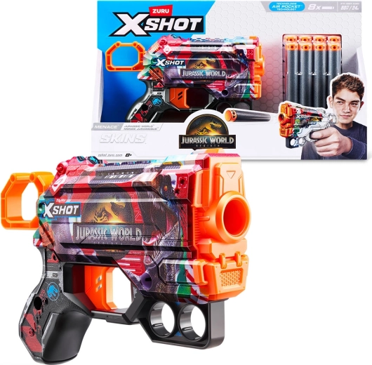 X-Shot Jurassic World Menace z 8 nabojami