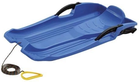 Dziecięce sanki Hornet z hamulcami, jasnoniebieskie 80 × 40 × 11,5 cm
