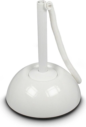 Długopis kulkowy na podstawce ICO Lux, biały