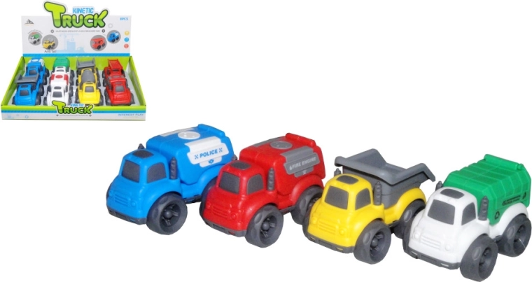 Plastowe auto z napędem ciernym dla dzieci 18+ miesięcy