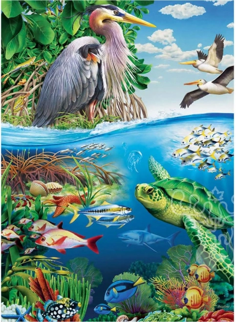 Rodzinne puzzle Dzień Ziemi 350 elementów COBBLE HILL