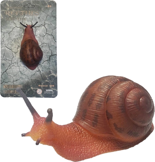 Realistyczny model ślimaka winniczka (13 cm)