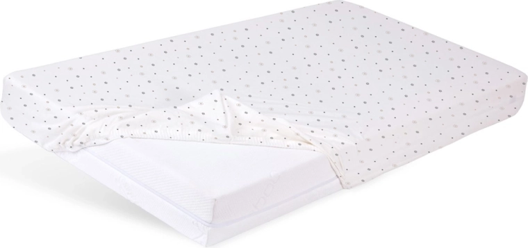 Babymatex prześcieradło jersey z gumką do łóżeczka 60 × 120 cm – gwiazdki