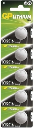 GP bateria litowa guzikowa CR2016 5 szt.