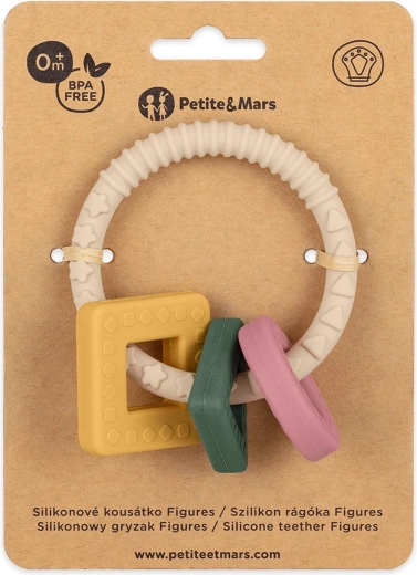 Silikonowy gryzak Figures Desert Sand PETITE&MARS
