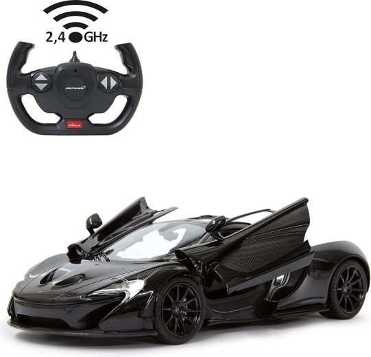 Jamara McLaren P1 samochód RC 1:14 czarny, 2,4 GHz, ręcznie otwierane drzwi