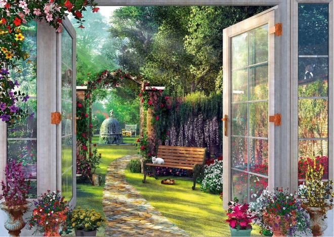 SCHMIDT puzzle widok na zaczarowany ogród – 1000 elementów
