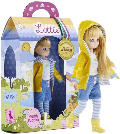 Lalka LOTTIE Muddy Puddles do deszczu
