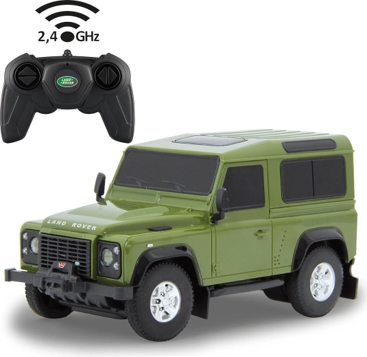 Jamara Land Rover Defender RC auto 1:24 zielone 2,4 GHz - 1 szt.