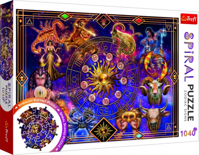 Spiralne puzzle Znaki zodiaku 1040 elementów TREFL