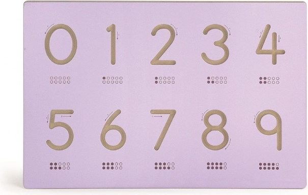 Wymienny panel z liczbami 60 × 40 cm