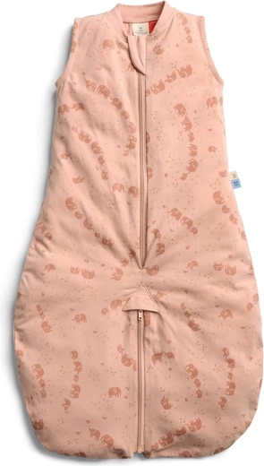 ergoPouch śpiworek i kombinezon do spania 2w1 z organicznej bawełny Elephant Parade, 8–24 miesięcy, 8–14 kg, 0,2 TOG