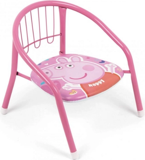 Metalowe krzesełko dziecięce Peppa Pig