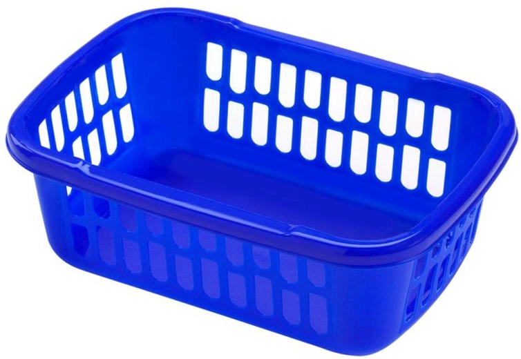 Plastowy koszyk Heidrun 28 × 20 cm, miks kolorów