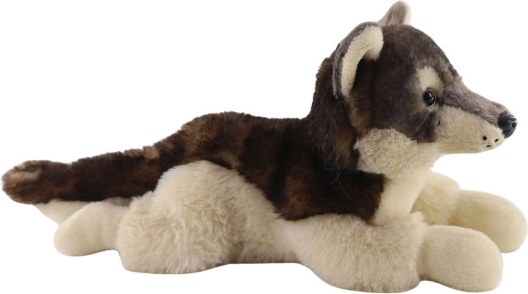 Pluszowy wilk leżący 27 cm