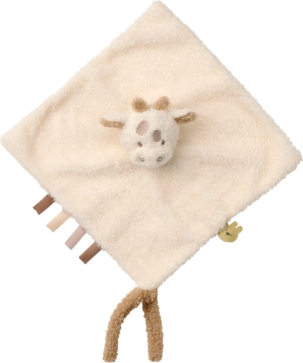 Nattou przytulanka – pluszowa przytulanka/kołderka Teddy żyrafa 28 × 28 cm