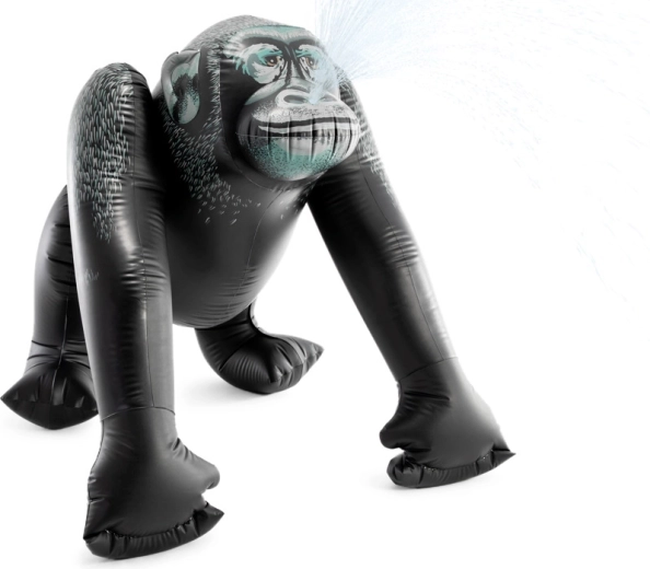 Nadmuchiwana goryla z rozpryskiwaczem