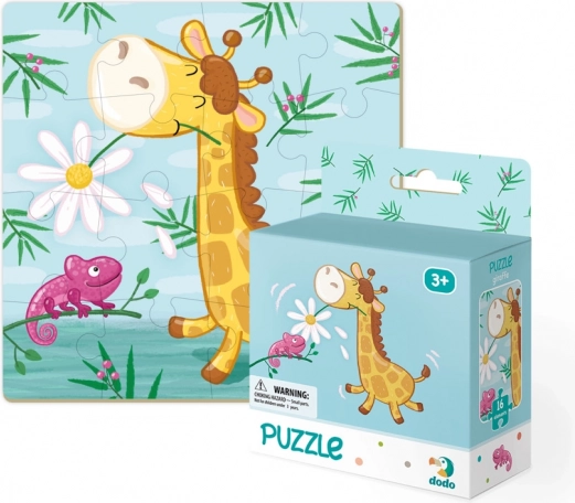 Puzzle Żyrafa 16 elementów