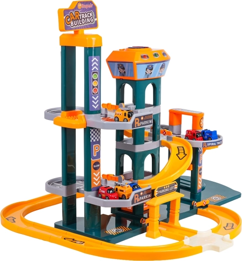 Mega parking niebieski ze światłem i dźwiękiem