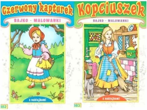 Książka bajkowo-kolorowanka