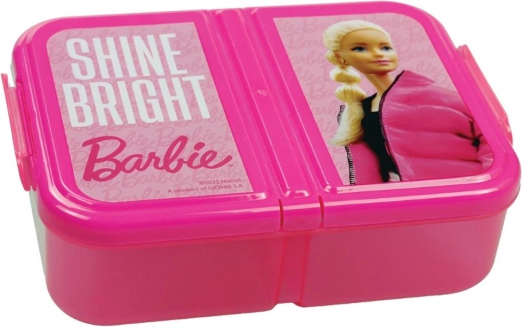 Wielokomorowy pojemnik na przekąski Barbie