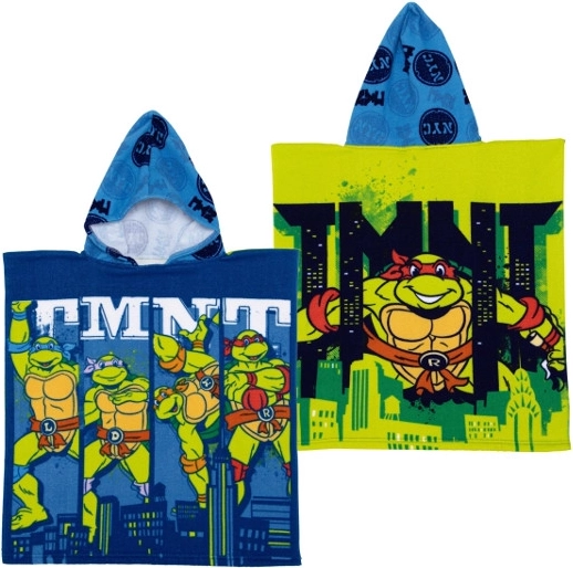 Poncho kąpielowe NINJA z mikrofibry 55 × 55 cm