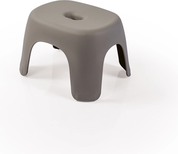 Antypoślizgowy stołek dziecięcy Step Up, szary, 31 × 20 × 25 cm