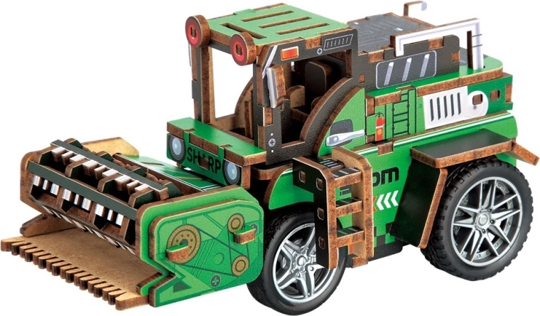 2Kids Toys 3D drewniane puzzle przestrzenne – kombajn
