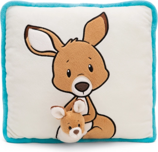 NICI pluszowa poduszka kangurzyca Kelly z młodym 30 × 30 cm GREEN