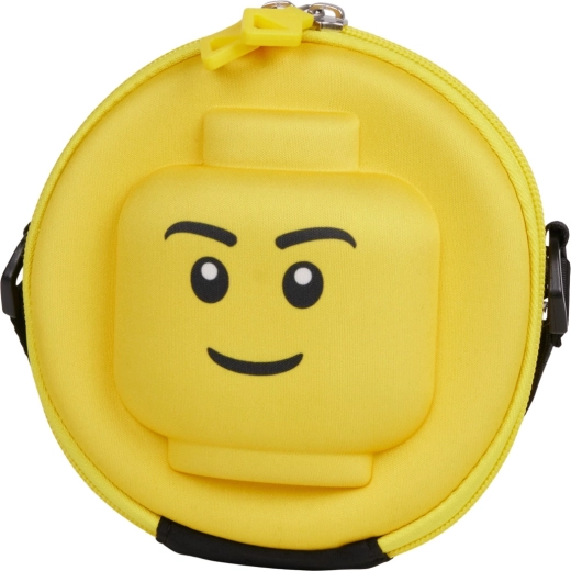 Lego minifigures heads okrągła torba crossbody 3D