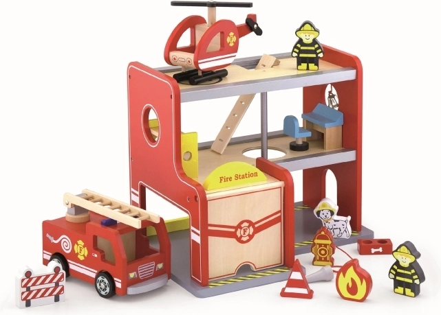 Drewniana remiza strażacka Viga