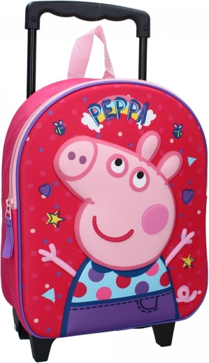 3D plecak podróżny na kółkach Peppa Pig