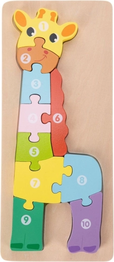 Free2Play drewniane puzzle żyrafa